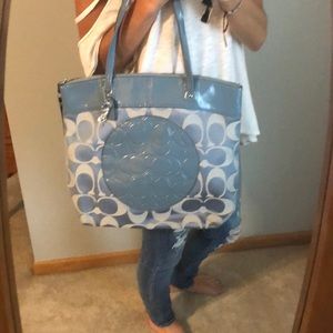 Light blue Coach bag